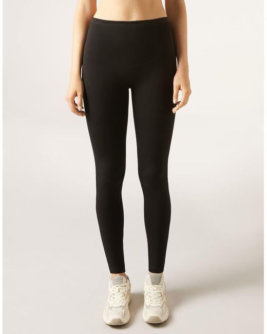 Calzedonia Black Essential Sculpt Leggings