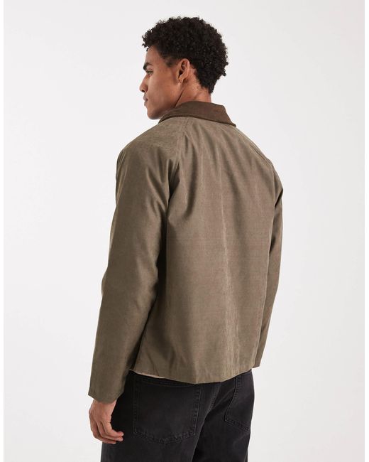 Brave Soul – barn jacket in Brown für Herren
