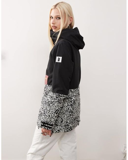 Planks Black Overstoke Ski Anorak