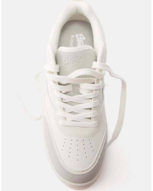 Pull&Bear – stwd – sneaker in White für Herren