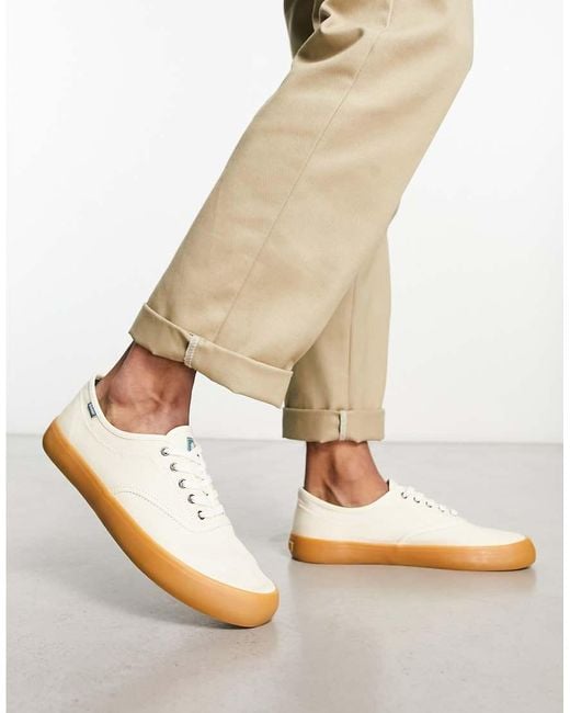 Element Canvas Sneakers With Gum Sole in White for Men Lyst UK