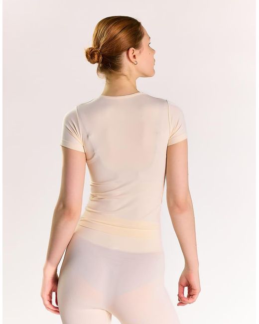 agon® Pink Crew Neck Short Sleeve Top