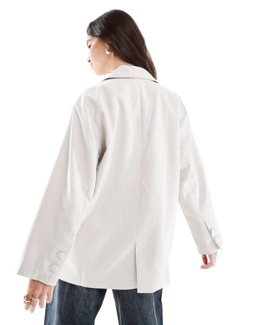 HERA Blue Oversized Studio Blazer