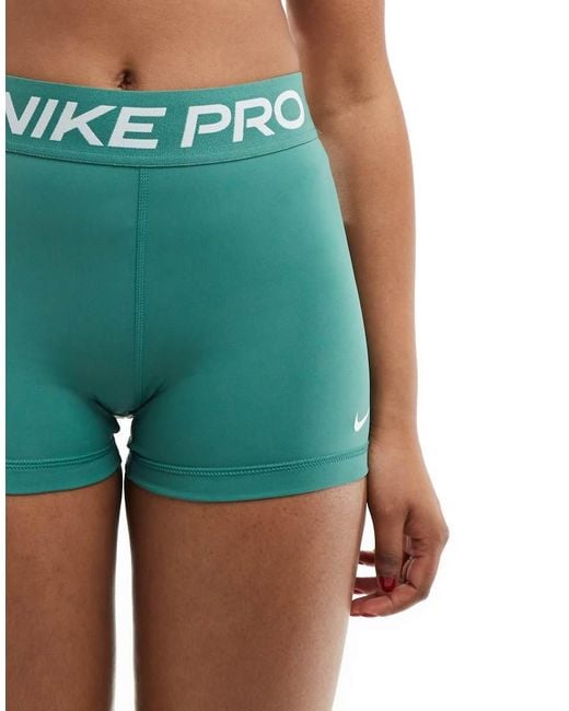 Nike Blue Nike Pro Training Dri-Fit 3 Inch Shorts