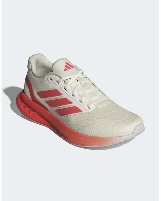 Adidas Originals White Runfalcon 5 Running Shoes