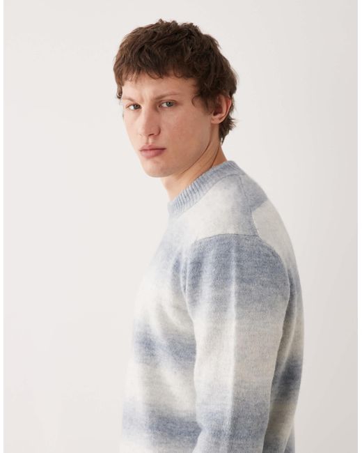 SELECTED – strickpullover in Gray für Herren