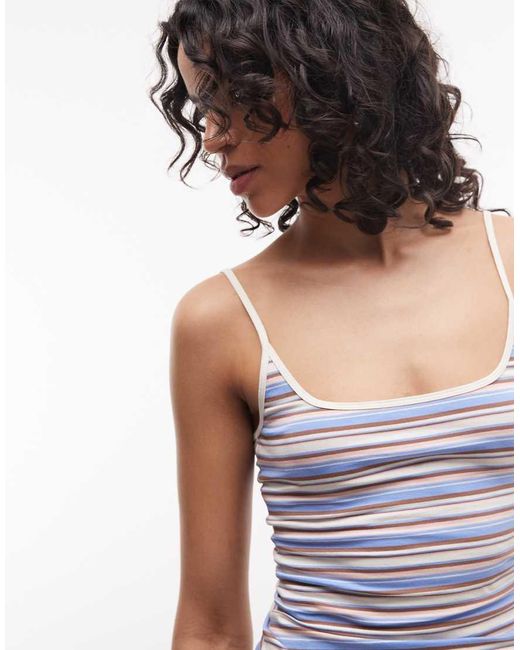 Monki Purple Scoopneck Vest