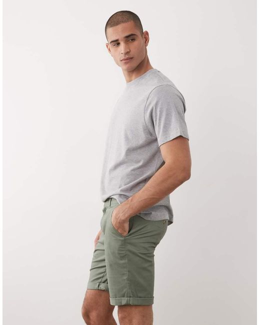 Only & Sons Natural Regular Fit Chino Shorts for men