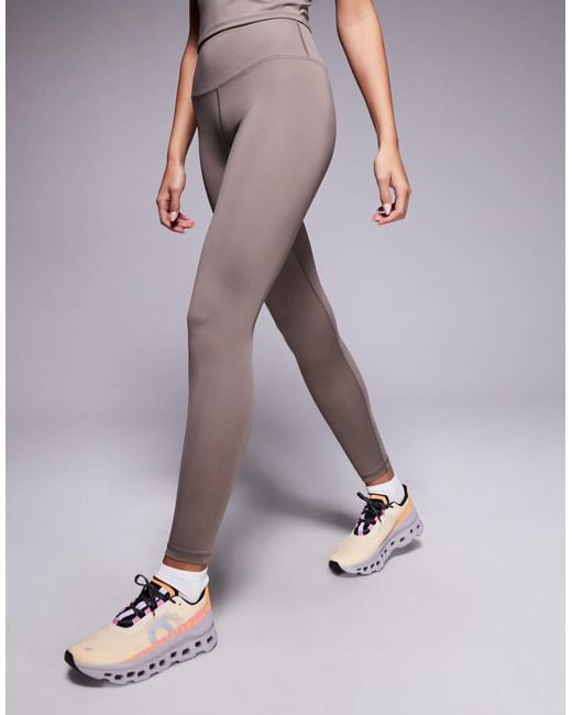 4505 Gray – icon active – po-formende sport-leggings