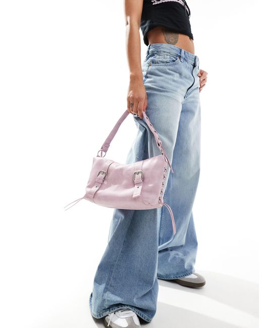 Bershka Pink Shoulder Bag