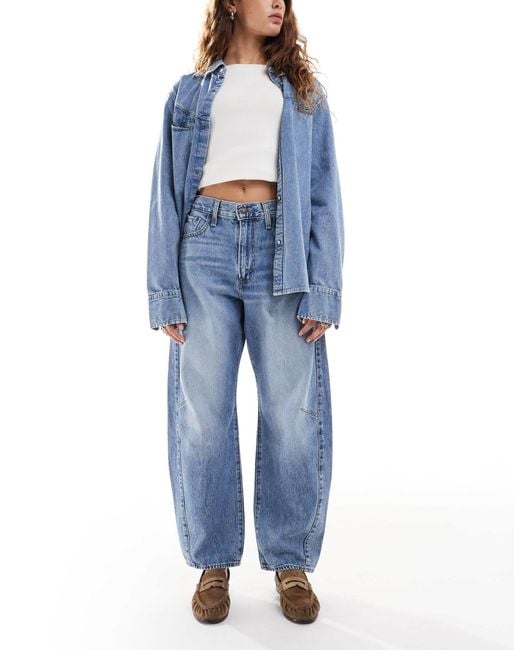 Levi's Blue – barrel-leg-jeans