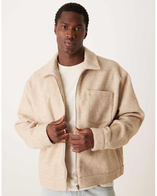 Harrington jacket wool hot sale
