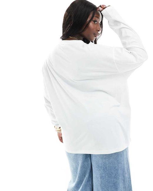 ASOS Asos Design Curve in het White