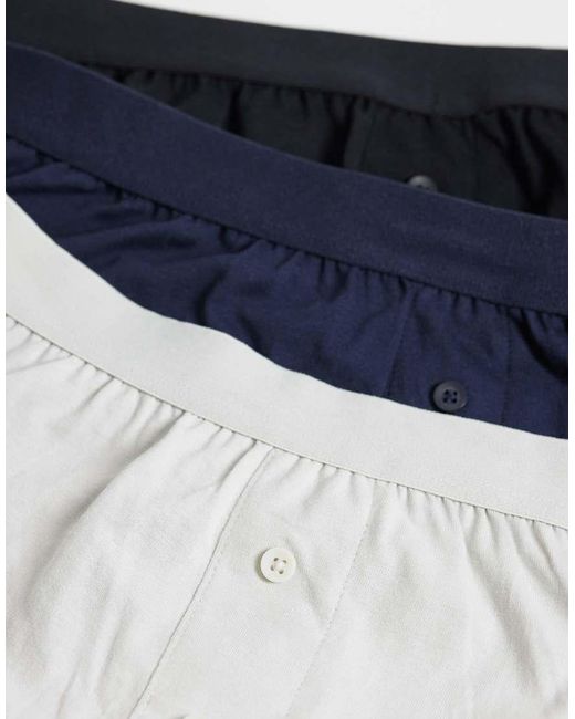 ASOS Blue 3 Pack Boxers for men
