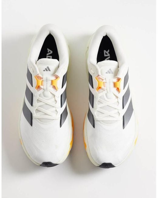Adidas Originals White Adidas Running Adistar 5 Trainers for men