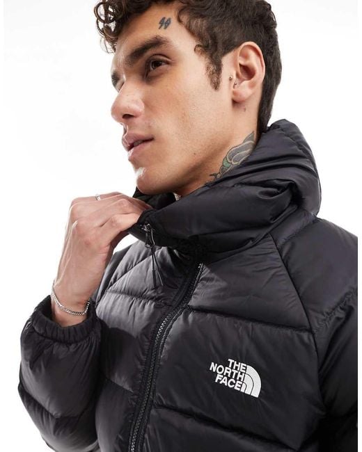 The North Face Black Hydrenalite Down Hooded Puffer Jacket for men