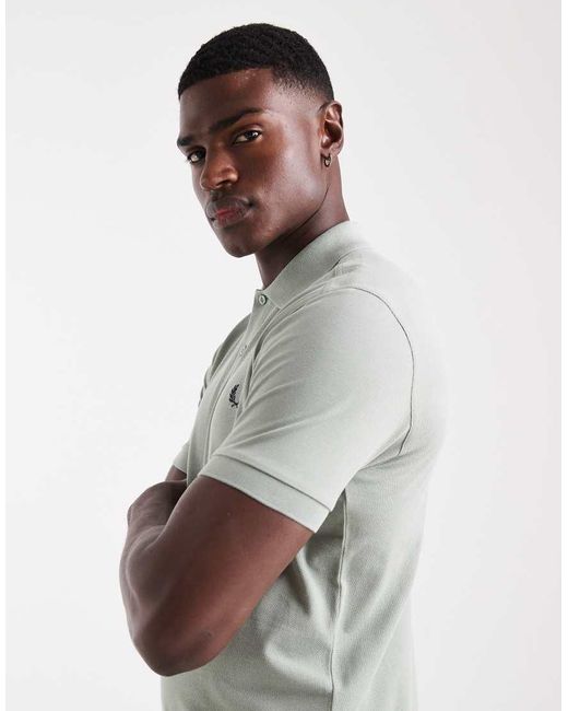 Fred Perry Gray Polo Shirt for men