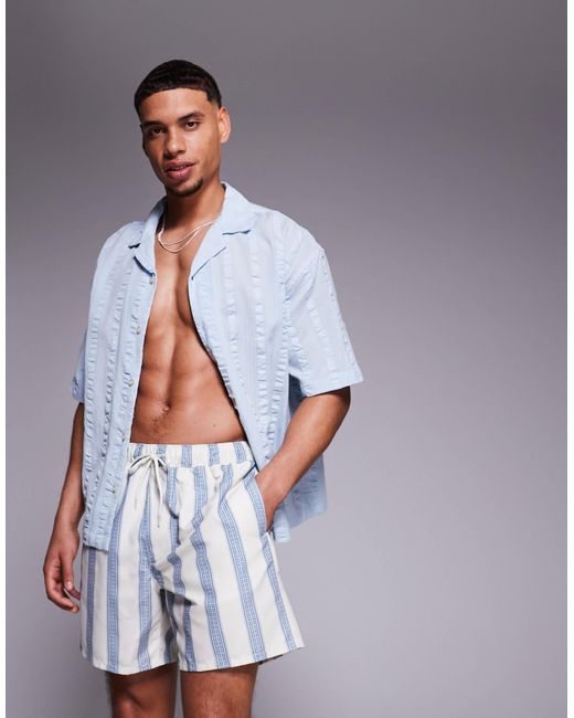 ASOS Blue Swim Shorts for men