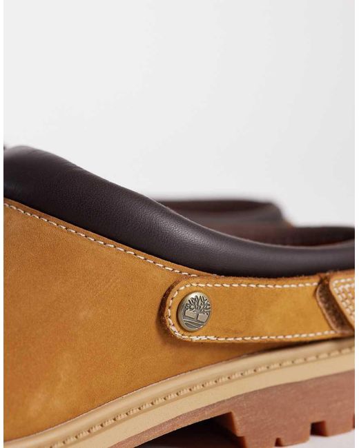 Timberland White Premium Mule