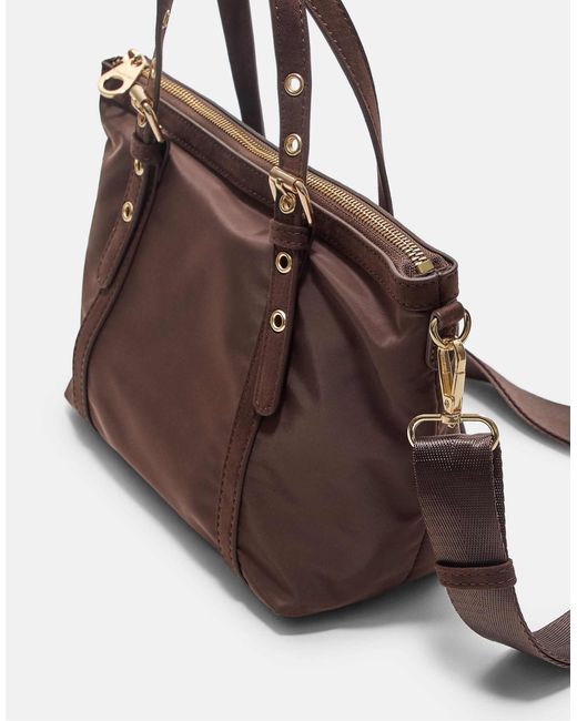 Stradivarius Brown – kleiner shopper zum umhängen