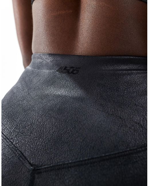 ASOS 4505 Black High Waist Booty Shorts