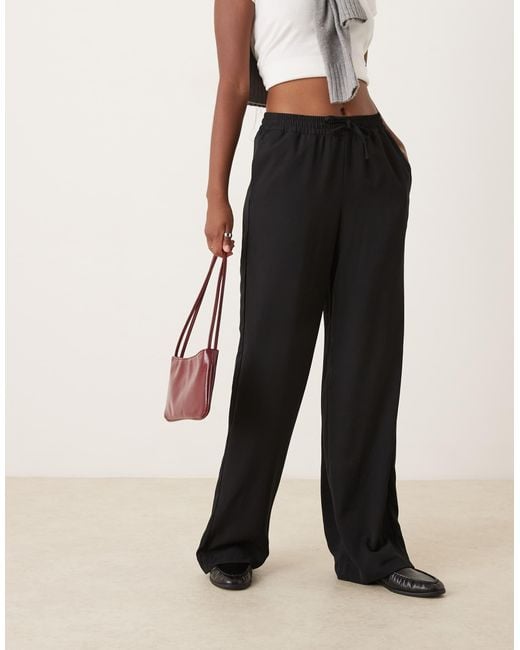 JJXX Black Wide Leg Trousers