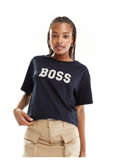 Boss Blue Boss Bold Logo T-shirt