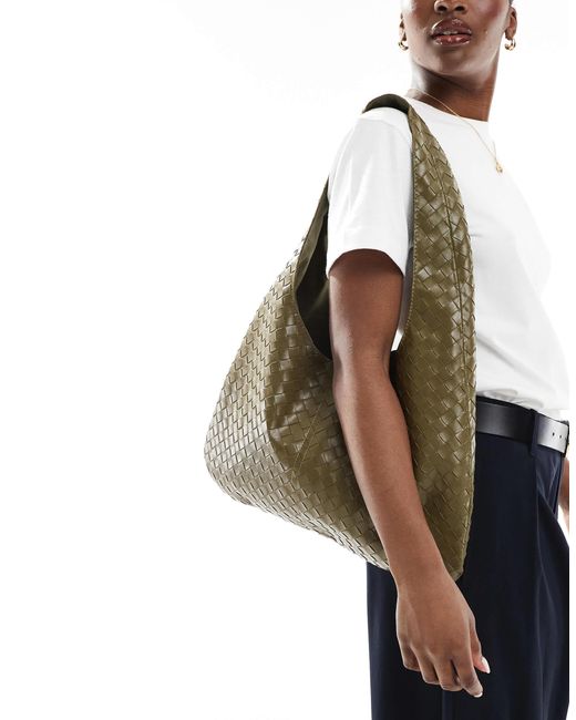 Cotton On Green Cotton On Ava Tote Bag