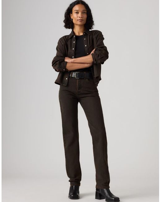 Levi's Brown 501 Original Jeans