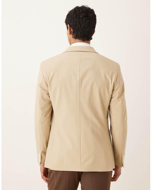 ASOS Natural Slim Blazer for men