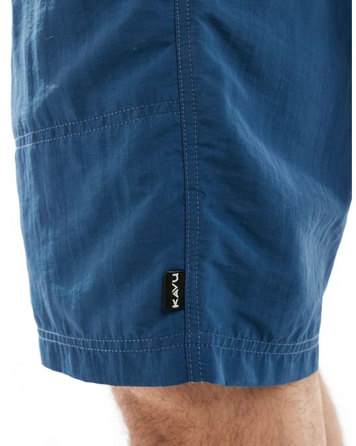 Kavu Blue Quick Dry River Shorts for men