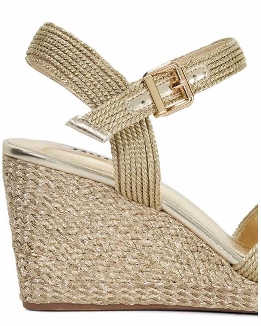 Dune Metallic Kolden Wedge Sandal