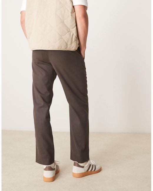 Abercrombie & Fitch Natural Loose Pull On Trousers for men