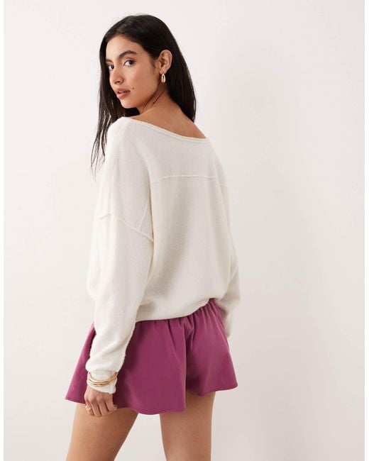 Free People Pink See Me Pullover