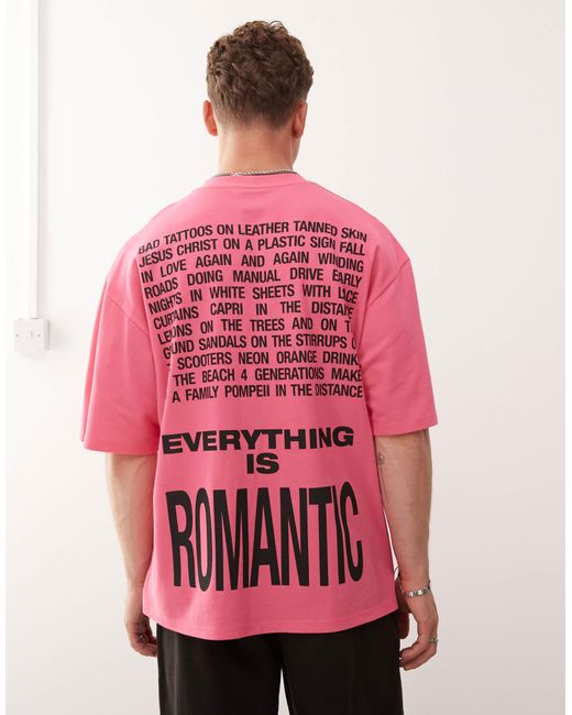 Collusion Pink Unisex – kastiges skater-t-shirt