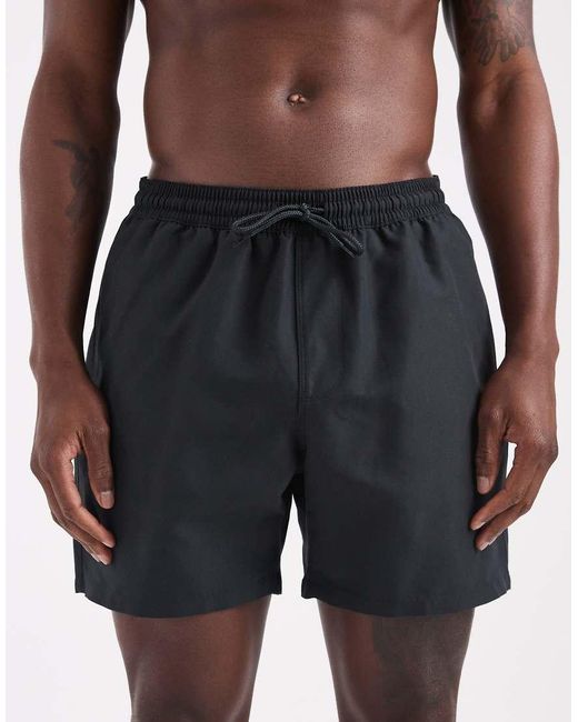 ASOS Black Swim Shorts for men