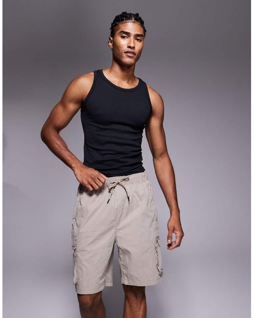 River Island Multicolor Cargo Shorts for men