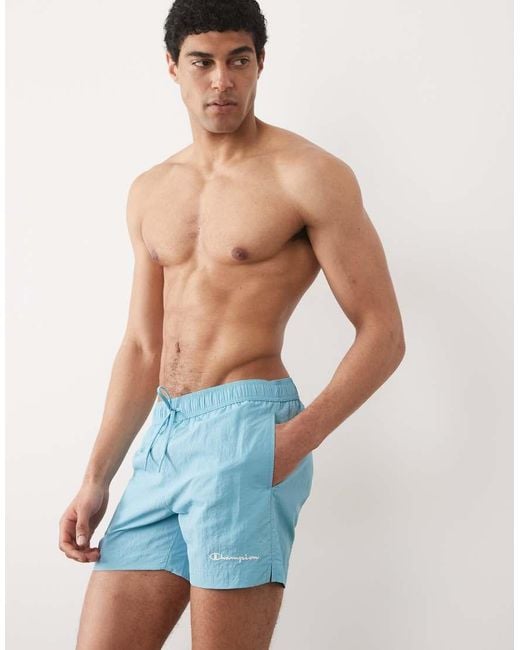 Champion Blue Swim Shorts for men