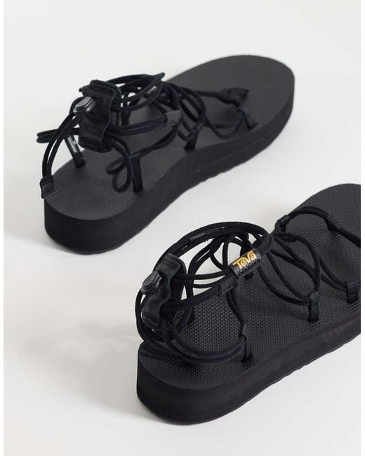 Teva Black Midform Infinity Sandals