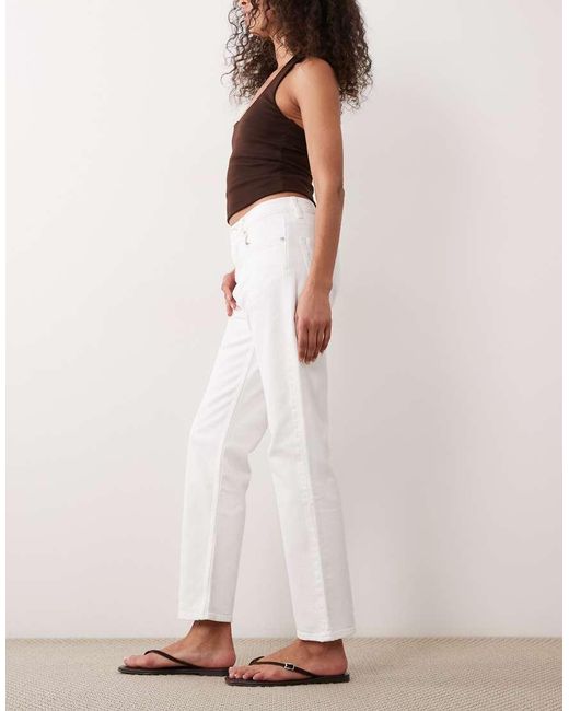 ARKET White Jade Stretch Slim Jeans