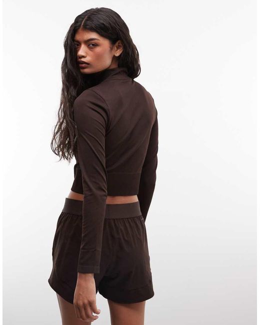 Adidas Originals Brown Adidas Training Knitted Jacket