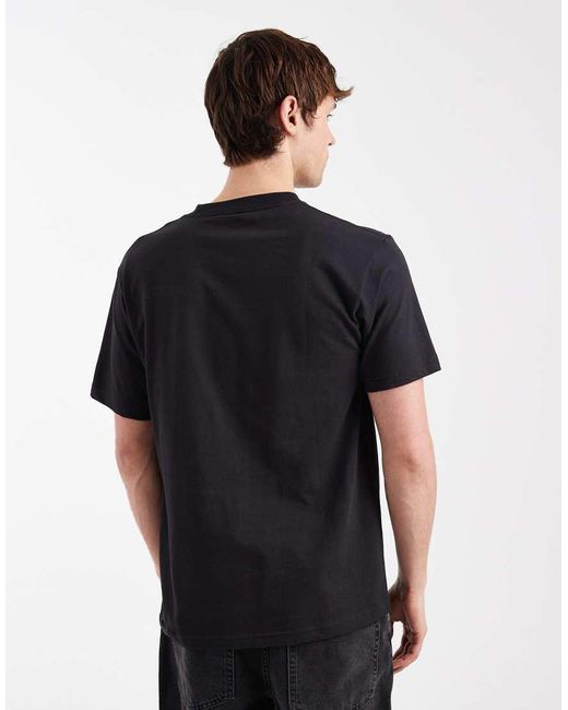 Vans Black Stretch Logo Tee for men