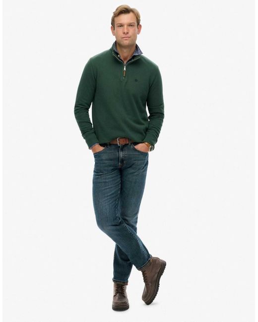 Preppy - pull à col zippé - émail Superdry pour homme en coloris Green