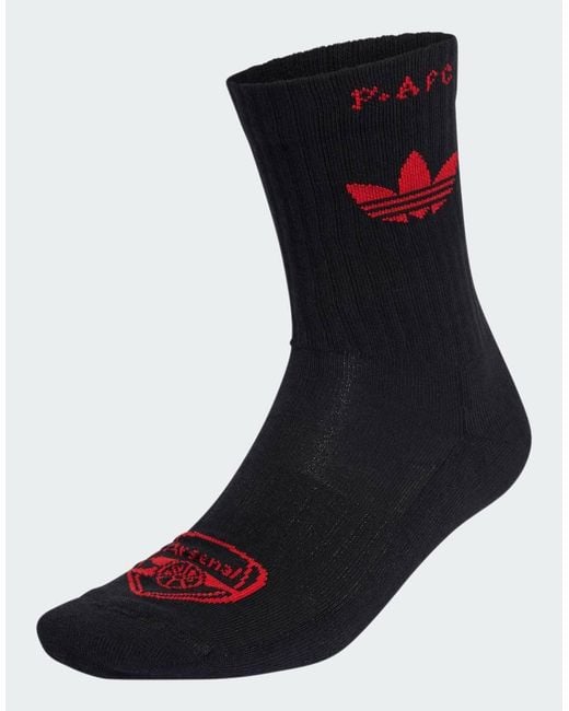 Adidas Originals Black Arsenal Fc Places+Faces Socks