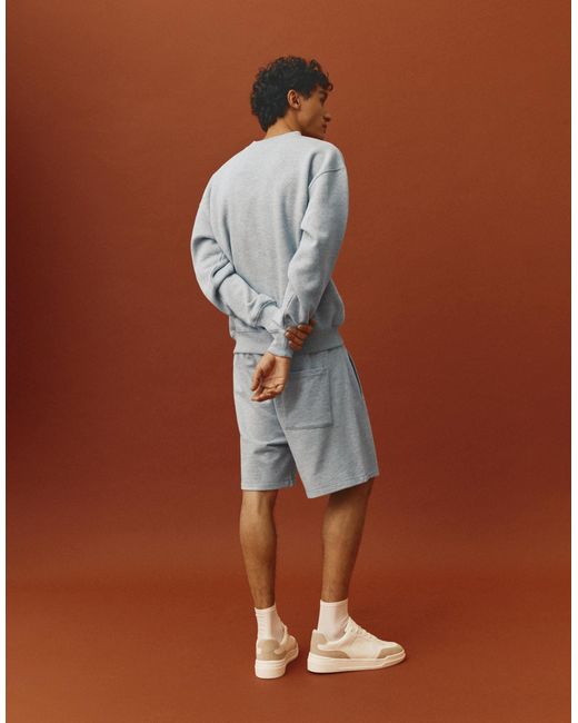 Pull&Bear – bermuda-jogginghose in Brown für Herren
