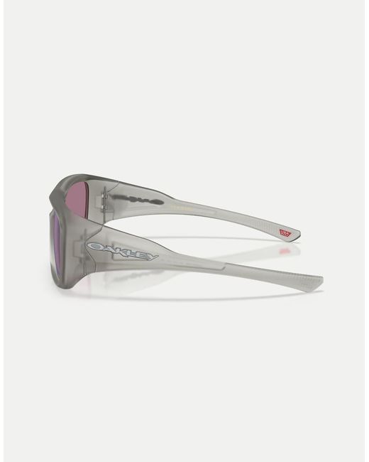 Oakley Green Chaminade Rectangle Sunglasses With Mirrored Lens