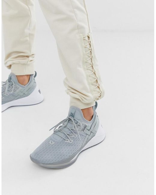 Puma training jaab xt trainers in grey Clearance