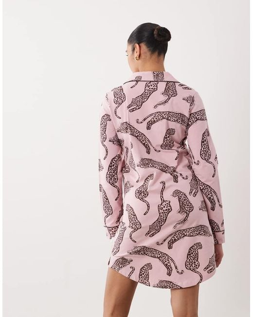Chelsea Peers Pink Maternity Jersey Nightshirt