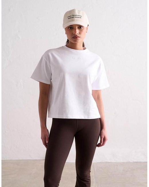 Aim'n White Boxy T-Shirt