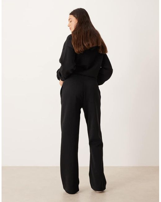 Gina Tricot Black Co-Ord Loose Fit Straight Leg Joggers